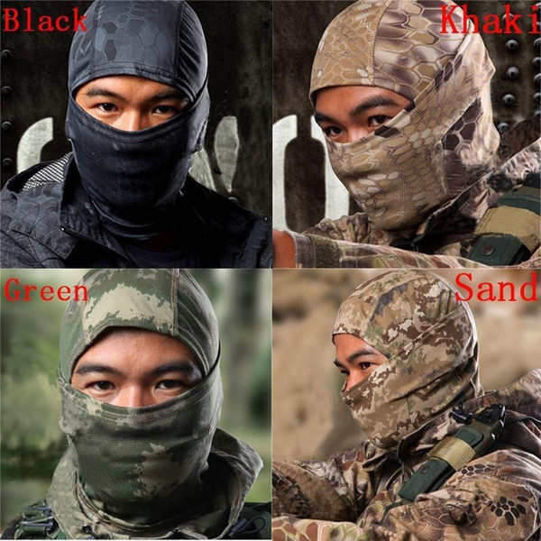 TacticalChiefs Rattlesnake Airsoft Hunting Wargame Breathing Dustproof Face Balaclava Mask Motorcycle Skiing Cycling Ninja Full Hood