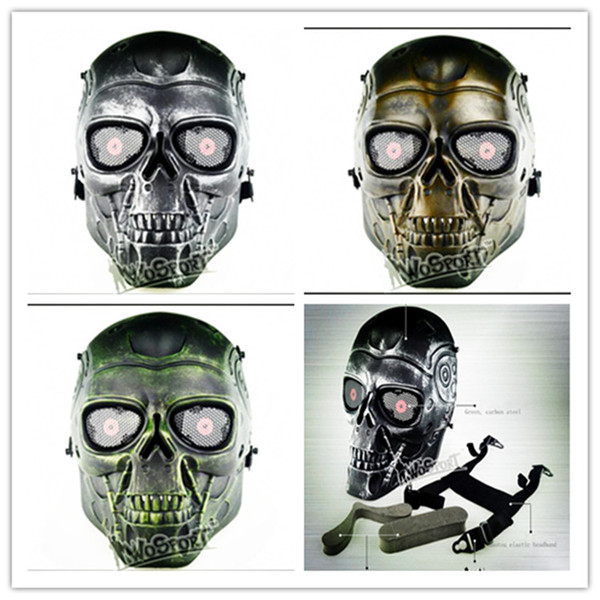 Tactical equipment manufacturers selling outdoor activities terror Halloween scary ride armor The terminator mask