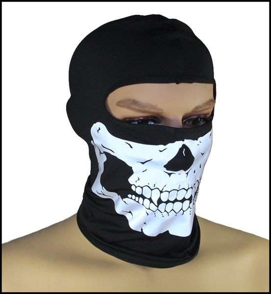 KongFu911 Wholesale CoolPass skull scarf mask luminous fluorescent Reflective terror counter-terrorism CS tactical hood triangle face towel