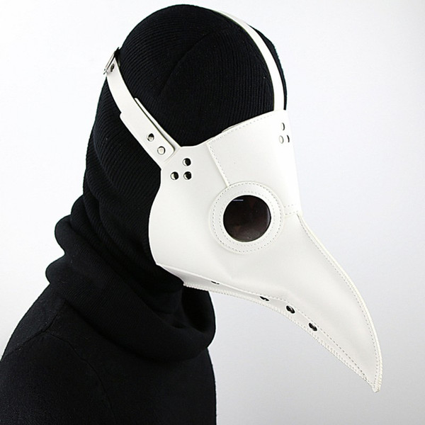 Unique Design Hand Made Leather Plague Doctor Death Mask Bird Beak Spike Steampunk Steam Punk Gothic Halloween Cosplay G219S