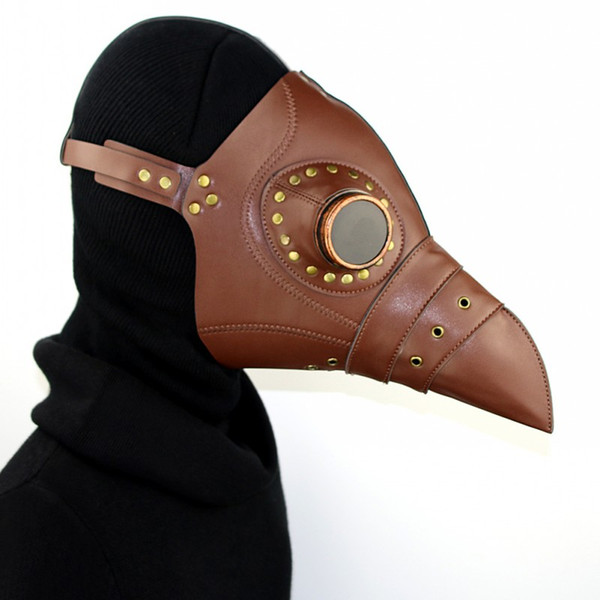 Steam Punk Mask The Plague Beak Doctor Mask Halloween Gift Stage Property Cosplay Costume Ball Party Free Shipping G223S