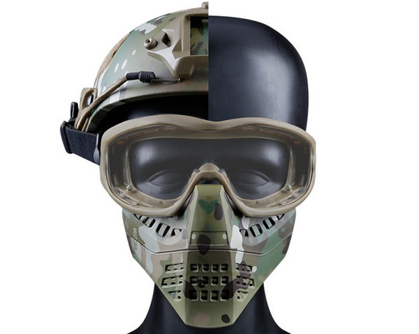 Ant Shape Mask Full Face Mask Paintball Airsoftsports Plastic Tactical Mask for CS Wargame Tactical Gear