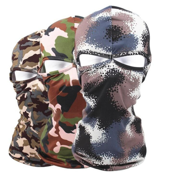 Tactical hood Balaclava Riding Mask Windproof Full Face Neck Guard Masks Ninja Headgear Hat Riding Hiking Outdoor Sports Cycling Masks