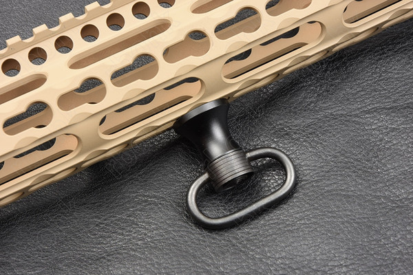 Sparta all steel qd sling swivels wth Lightweight keymod tactical handguard rail grip adapter Aluminium BK M1924