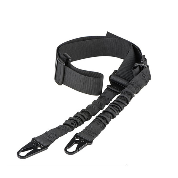 Tactical One Point Bungee Rifle Gun Sling Strap System Hunting Adjustable Nylon Single Point Rifle Strap A-12