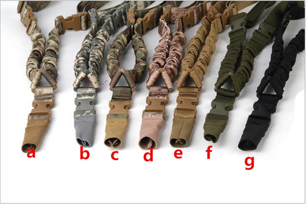 Tactical American sling One Single Point Sling Adjustable Bungee Rifle Gun Slings Strap System Tactical CS Single Point Gun Sling