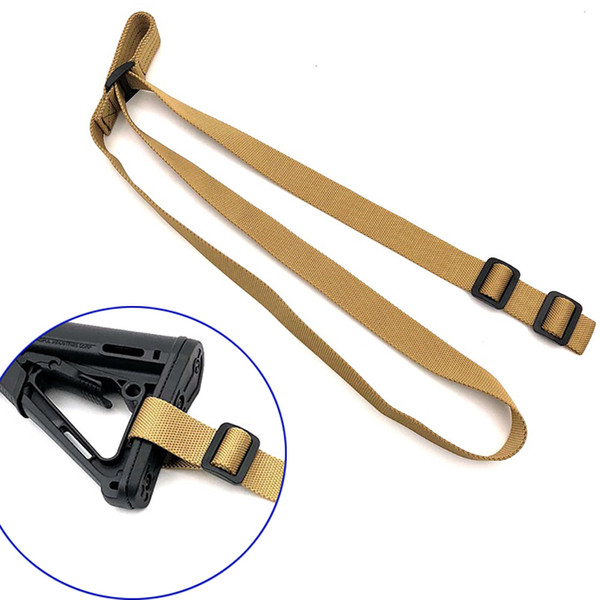 Hunting 2 points Tactical sling strap 1.25inch Double Points Sling With FAST-LOOP Adjuster for rifle gun