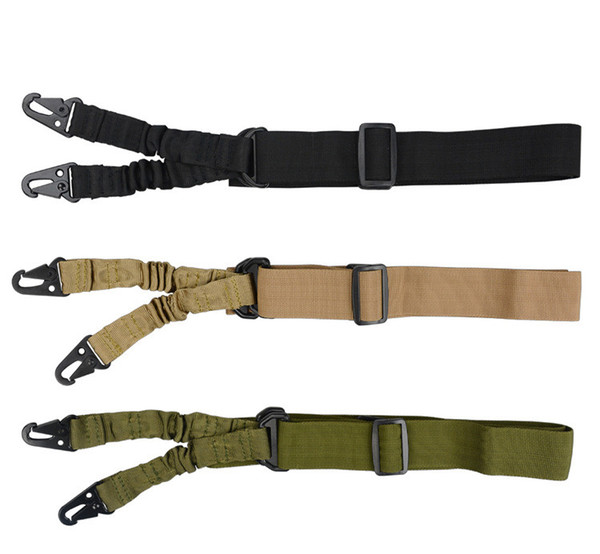 Wholesale Adjustable Multi-function Two Point Tactical Rifle Sling Hunting Nylon Strap Tactical Mount Bungee System Kit