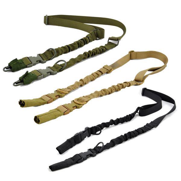 Tactical Combat 2 Point Rifle Sling Adjustable Lightweight Durable Nylon Gun Sling Airsoft sports Hunting adjustable bungee Gun Strap