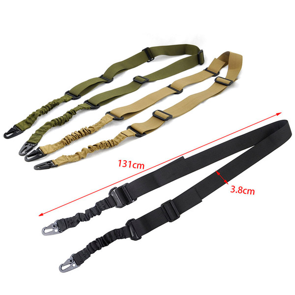 Tactical 2 points sling rifle gun and shoulder backpack strap Dual-point mission sling system with adjustable length