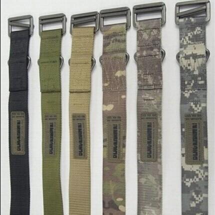 1000D Nylon Tactical CQB Emergency Steel Silver Buckle Rescue Sling Belt