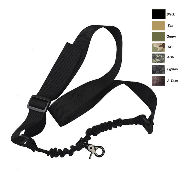 Outdoor Sports Army Hunting Camo Gear Rifle Shooting Paintball Gear Airsoft Strap Gun Lanyard Single Point Tactical Sling SO12-001