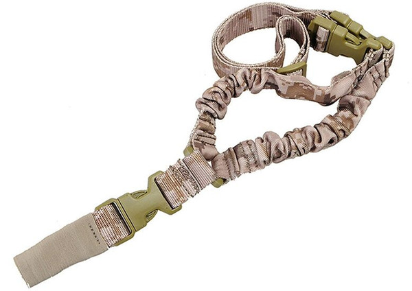 High quality tactical Single Point Sling Strap 1 Point Bungee Safety Rope Shoulder Strap