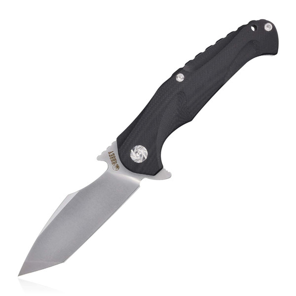 KUBEY KU210 Tactical Folding Knives D2 Blade and G10 Handle, 4.7-Inch Closed EDC Pocket Knife with Clip