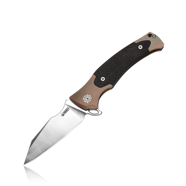 KUBEY Aether KU164TC Titanium Folding Knife, 3.5