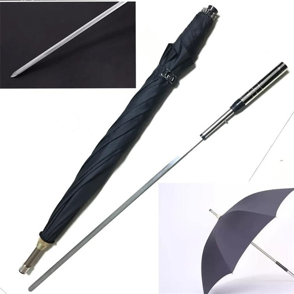 Sword Umbrella Self-defense Not Edged Sword Long Handle Umbrella Creative with Sword Personality Men's Umbrella