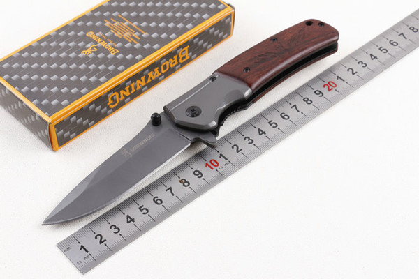 Browning DA98 Folding Knife 3Cr15 Blade Assisted Fast-Open Outdoor Pocket Hunting Camping Fishing Gift Knives P48Q