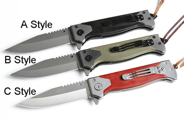 3 Styles Browning B60 Fast-Opening Assisted Folding Pocket Knife 5CR15MOV Blade Tactical gear Camping Hunting Knives Utility EDC Tools P45F