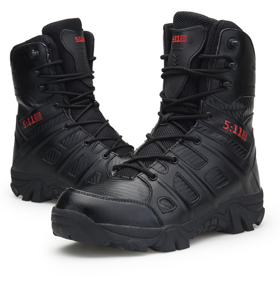 Wholesale latest outdoor army boots wear-resistant shock-absorbing hiking shoes snow boots men's wear-resistant tactical shoes free shopping