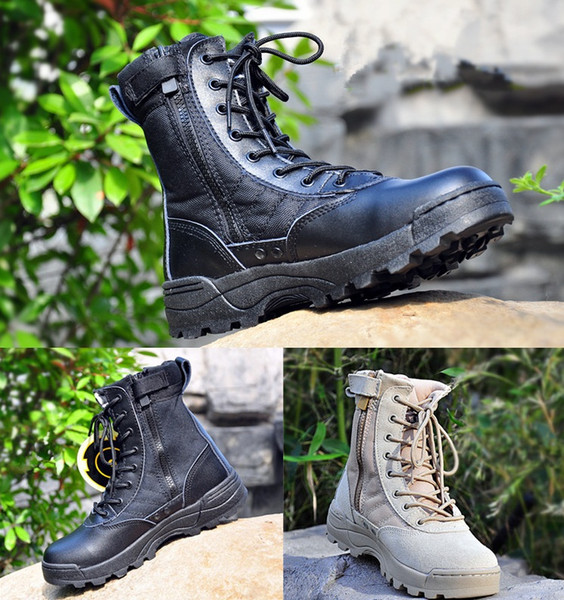 High quality Ultra Light Breathable Tactical Boots Mens Police Army Combat Boots US Army Shoes Desert/Black size 39---45 M922