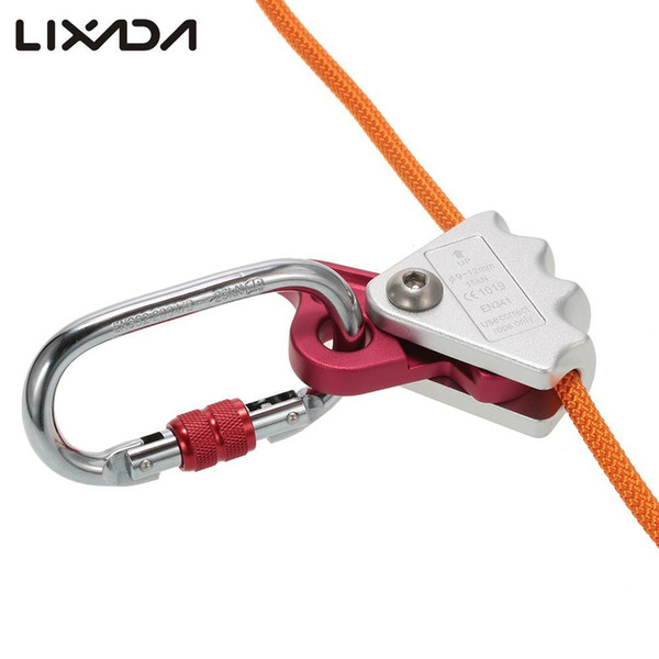 2018 Lixada 15kN Rock Climbing Rope Grab Protection Equipment for 9-12mm Rope Safety Mountaineering Parts Rock Climbing Accessory