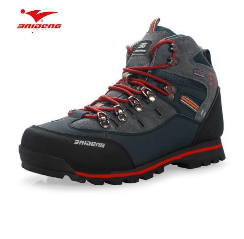 Men Hiking Shoes Waterproof Leather Climbing Fishing Shoes New Popular Outdoor Shoes Camping Size US7 - US10