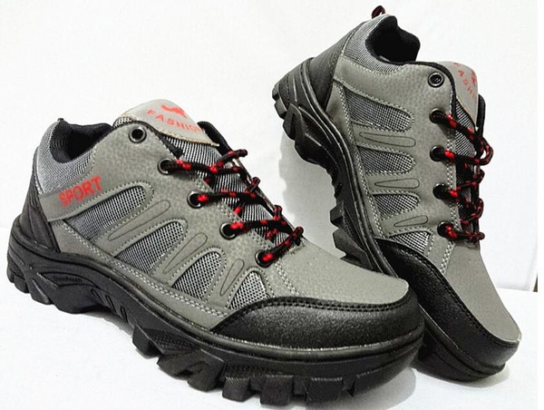 2018 Men Hiking Shoes Comfortable Men Lace Up Sport Shoes Outdoor Walking Shoes for Men Size US7 - US11