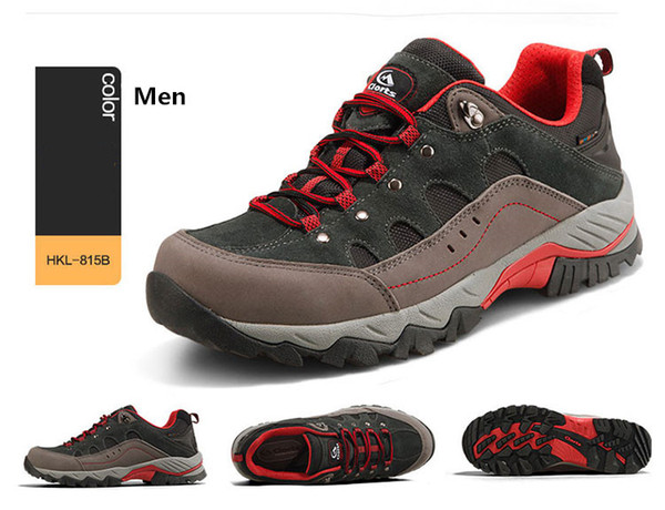 2018 Clorts Men Hiking Sneakers Low-Cut Sport Shoes Breathable Hiking Shoes Men Athletic Outdoor Shoes For Men Hkl -815