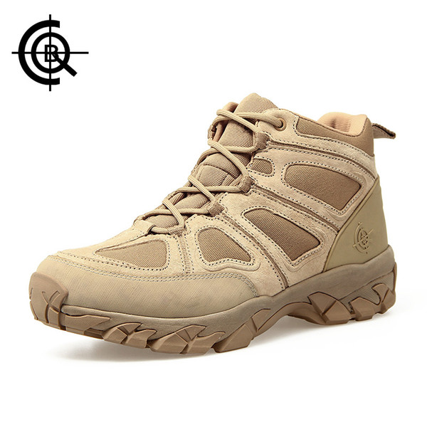 Cqb Outdoor Hiking Shoes Walking Men Climbing Shoes Sport Boots Hunting Mountain Shoes Non-Slip Breathable Hunting Boots Sl 005B 3