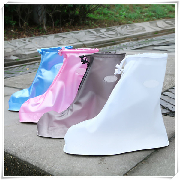 Rain Boots Waterproof Shoes Cover Reusable Rain Snow Boots Wear Rresistant Slip-Resistant Overshoes Covers For Unisex