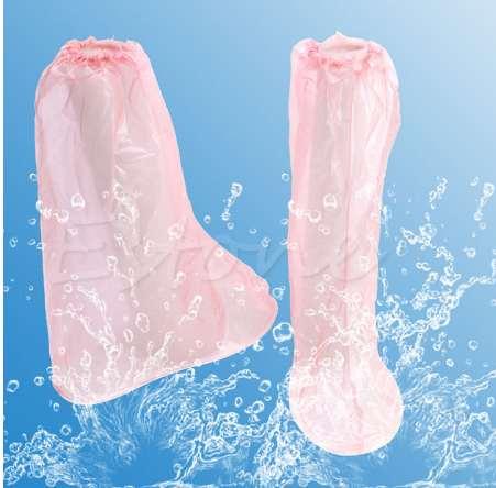 PVC Material Unisex Women Men Waterproof Shoe Covers Anti-slip Rain Boot Motorcycle Bike Overshoe Solid New Fashion Simple