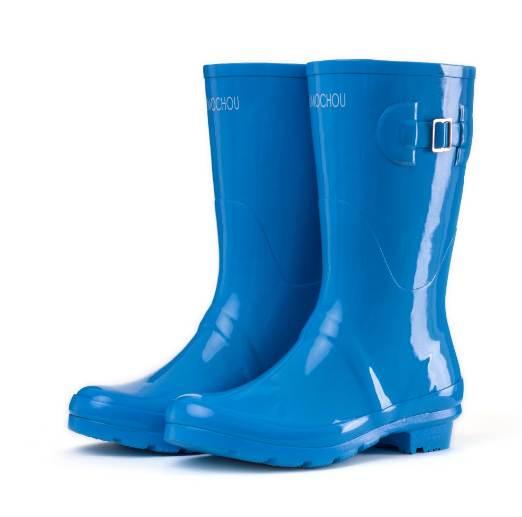 NEW! Mild-Calf Rainboots Water Shoes Woman Rain Boots Female Rainboots Women Women Boots Waterproof