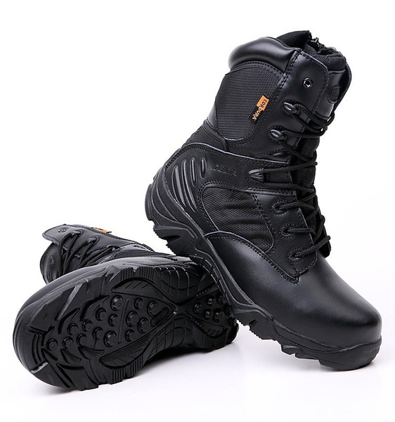 Brand Tactical Boots Desert Combat Outdoor Army Hiking Shoes Travel Botas Shoes Leather Autumn/Winter Male Ankle Boots