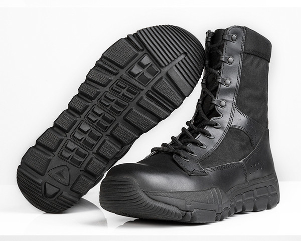 FREE SOLDIER outdoor tactical wear-resistant breathable hiking camping shoes,average height ankle boots