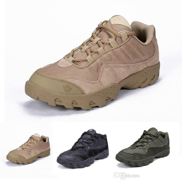 Brand designer ESDY Tactical Boots Desert Combat Outdoor Tactical Shoes Black Khaki Hiking Travel Shoes Leather Boats Ankle Unisex Boots