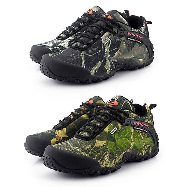 mens Hiking shoes Tactical boots Breathable Anti-skid damping camping climb Sneakers Outdoor Camouflage Shoes Sport Sneaker 8.5-10