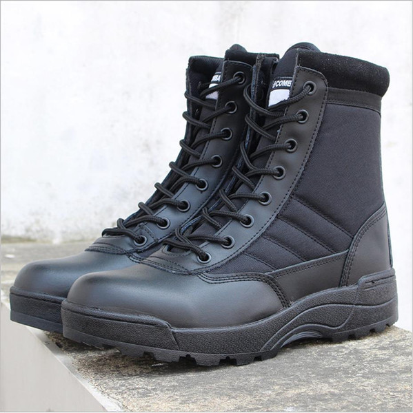 Army fan outdoor hiking shoes tactical boots autumn and winter men and women high to help desert boots combat boots