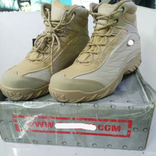 Hot Selling In Factory Directly Desert Tactical Boots Army Black American Combat Boots Outdoor Shoes Breathable Wearable Boots Free Shipping