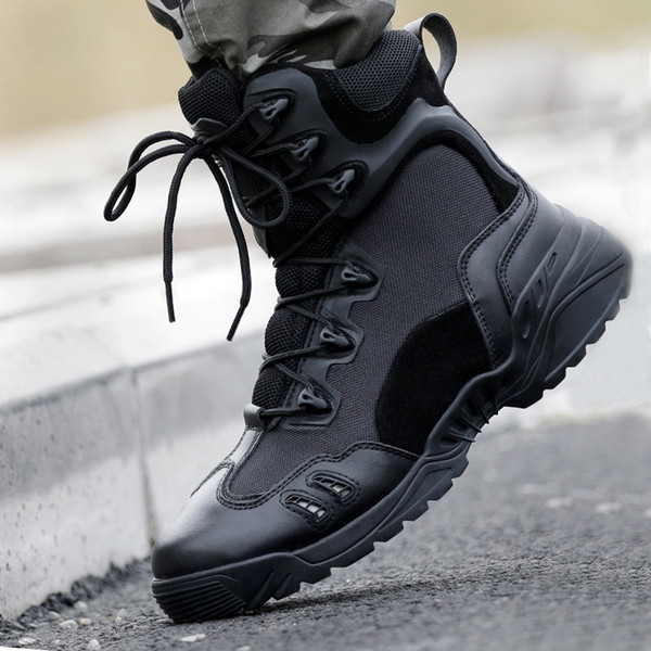 Brand Zipper Army Boots US Special Forces Tactical Desert Combat Boots Outdoor Hiking Shoes Snow Boots