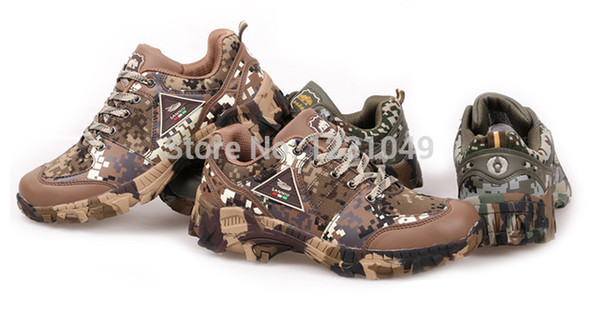 Men Tactical training trekking Combat climbing hiking Shoes army Camouflage bota Desert Boots camo rock mountain shoes