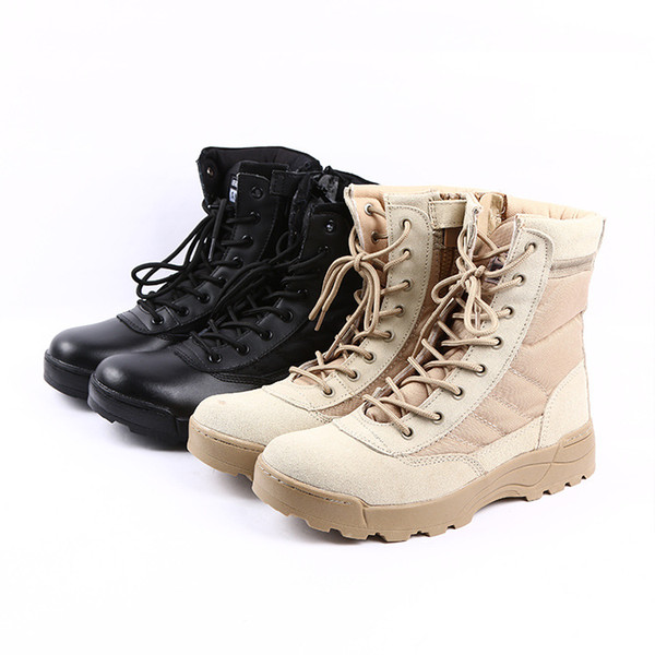 Desert Tactical Boots SWAT Combat Boots Army Boots Militares Men Shoes Work Outdoor Climbing Men Botas SWAT 39-45