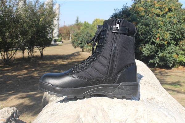 outdoor men high cut ankle army combat altama micam police tactical boots