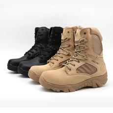 Brand Men Tactical Boots Desert Combat Outdoor Army Hiking Shoes Travel Botas Shoes Leather Autumn Male Ankle Boots