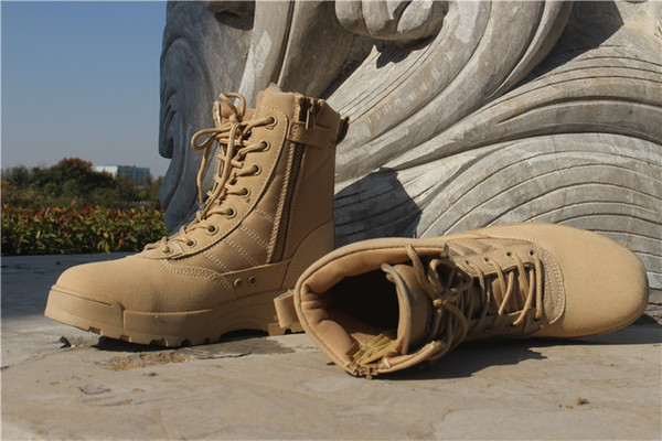 Outdoor training special soldier men ankle esdy waterproof tactical desert army boots