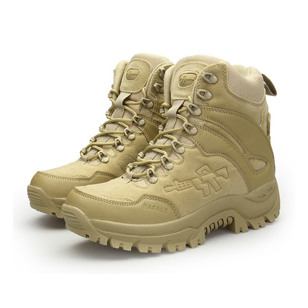 outdoor climbing army combat desert tactical combat boot waterproof