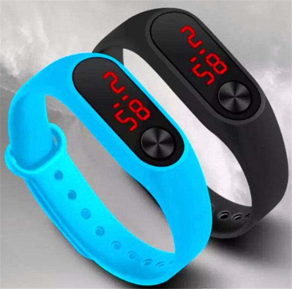 Led hand ring second generation silica gel electronic wristwatch Suitable for people of all ages Ten color optional Summer profusion