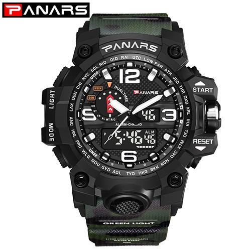 PANARS Men Sport G Watch Waterproof Digital LED S Male Shock Electronic WristWatch relogio Tactical Watches