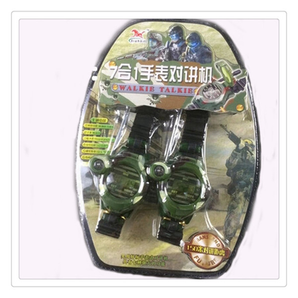 Outdoor Parent Watches Watches Children ChildrenToy Walkie Talkie Outdoor Intercom Two Way Radio Camouflage Watches Gift Free Shipping