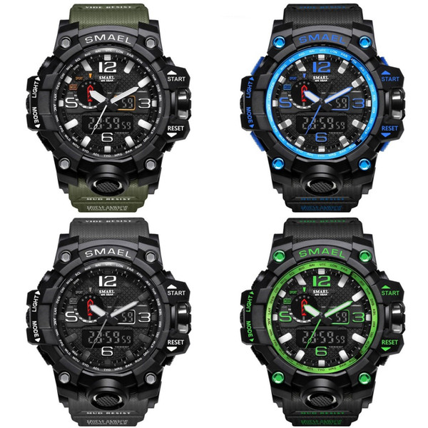 Digital Watch Man Outdoor Sports Fashion Multi-Function Waterproof Night Light Alarm Clock Couples Tactical Watches Hot Sale 35sm bb