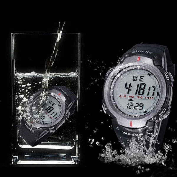 2018 Watches Men 30M Waterproof Electronic LED Digital Watch Men Outdoor Mens Sports Wrist Watches Stopwatch Relojes Hombre